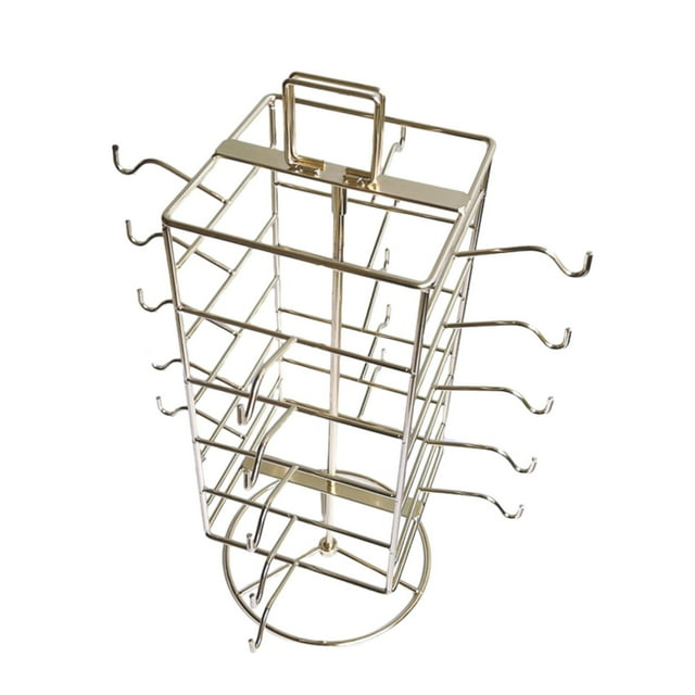 Soporte para gafas de sol, organizador de almacenamiento de 20 gafas, práctico estante de exhibición giratorio para dormitorio y apartamento