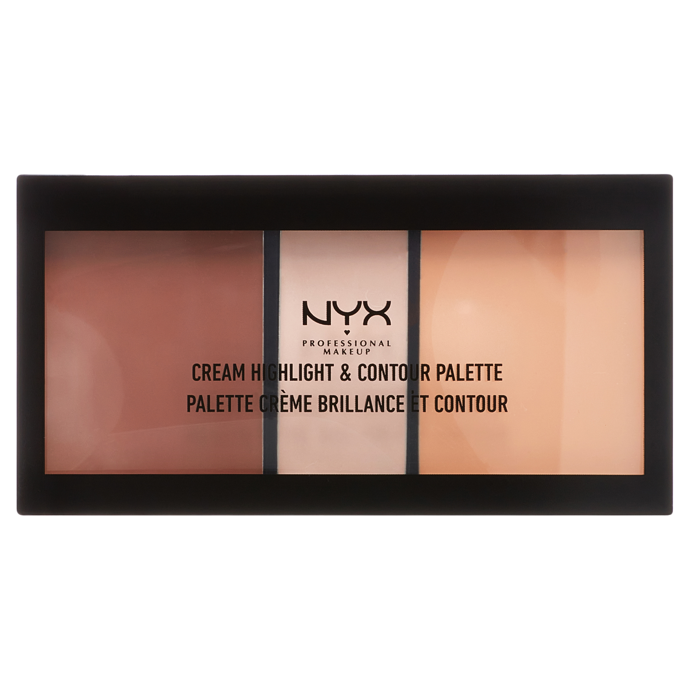 NYX Professional Makeup Cream Highlight & Contour Palette, Light - image 4 of 10