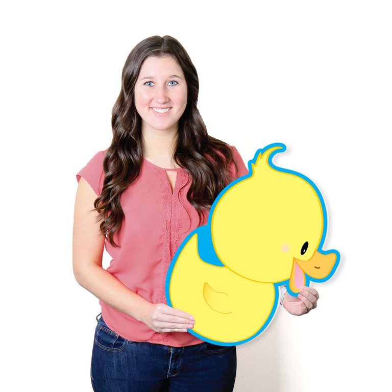 Big Dot Of Happiness Ducky Duck - Duck Guest Book Sign - Baby Shower Or...
