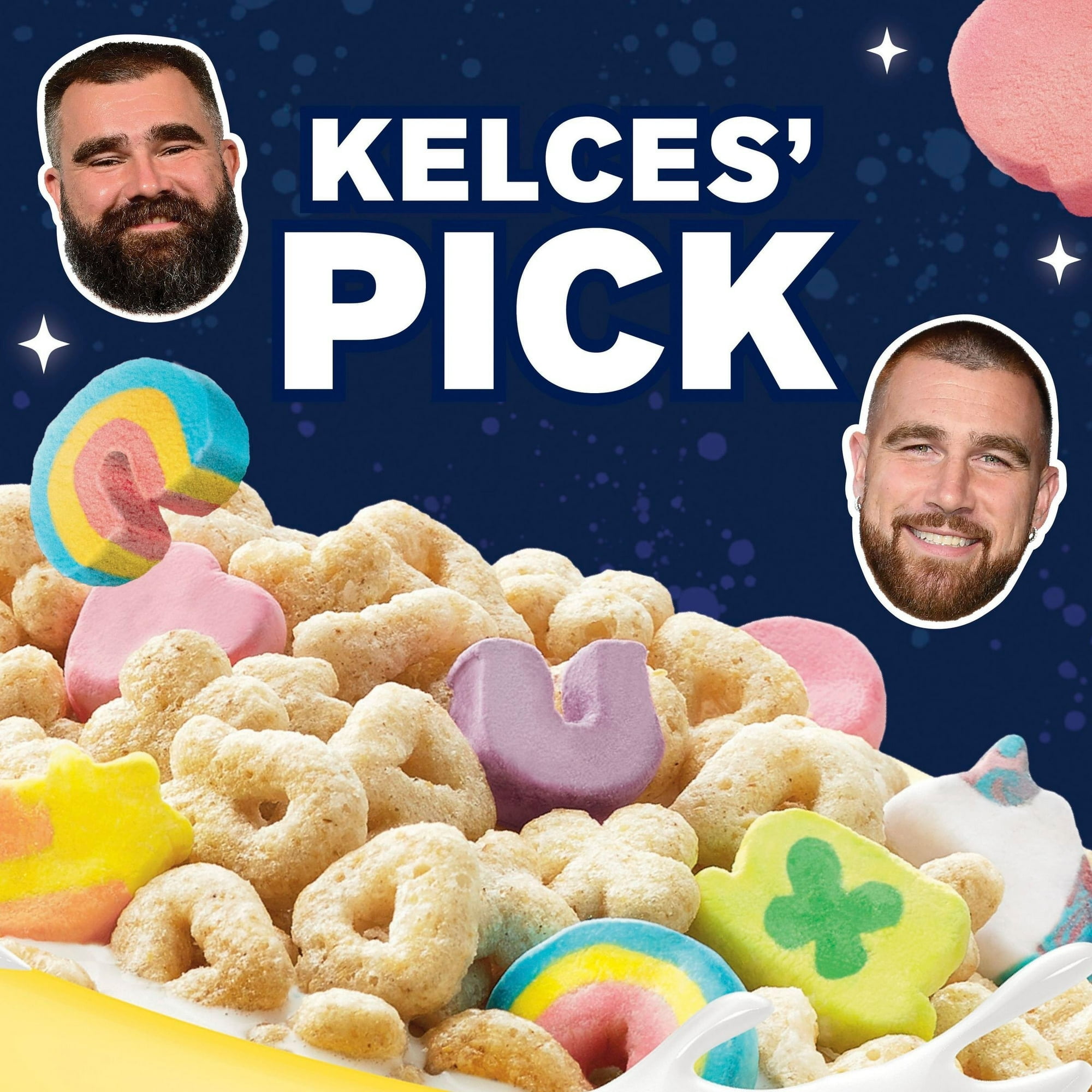 Lucky Charms Gluten Free Cereal with Marshmallows, Kids Breakfast Cereal, 10.5 oz pack of 2
