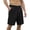 J279#Black, variant on RMGVDSD Mens Straight-Fit Shorts Male Summer Casual Shorts Solid Color Short Pants Button Short Trousers Pocket Fashion Shorts Comfort Sweat Pants
