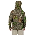 thumbnail image 6 of Mossy Oak Men's Long Sleeve Half-Zip Turkey Hunting Performance Camo Hoodie Pullover, Mossy Oak Obsession, Sizes S-3XL, 6 of 11