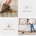 thumbnail image 4 of Anti Fatigue Fall Kitchen Mats, Boho Distressed Kitchen Floor Mats 17"x47"+17"x29", Non Slip Waterproof Kitchen Rugs, Padded Comfort Standing Mats for Laundry, Office, Sink, Desk Orange Multi, 4 of 5