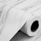 thumbnail image 3 of Papel Tapiz Marmol Madera PANEL DECORATIVO 500x60cm Vinil Adhesivo MARMOL BLANCO CON GRIS, 3 of 6