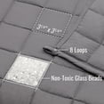 thumbnail image 3 of DMI Microfiber Weighted Blanket, FSA & HSA Eligible, Adult Size, Superior Comfort & Breathability, 80″x60″, All-Season Use, 17lbs, Grey, 3 of 8