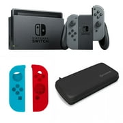 Nintendo Switch in Gray with Sleevs and Carry Case