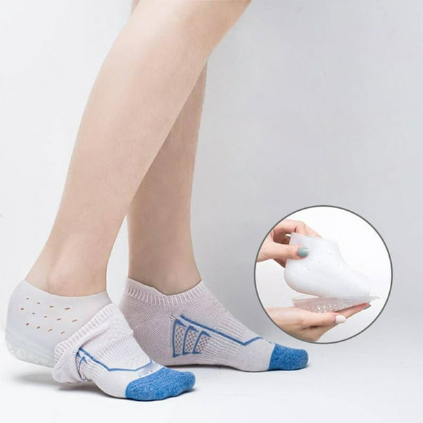 Invisible Height Increase Insole Wearable Heel Cushion Inserts Shoe  Silicone Heel Lift - 4.0cm 