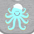 thumbnail image 4 of Inktastic Octopus Ocean Sea Creature Boys or Girls Baby Bib, 4 of 4