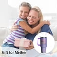 thumbnail image 5 of 40oz Mother Tumbler with Handle and Straw, Mom Insulated Stainless Steel Cup, Travel Coffee Mug Water Bottle, Birthday Mothers Day Gifts for Women, 5 of 6