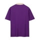 thumbnail image 5 of pstuiky camisetas de hombre, Camisa de manga corta con cuello vuelto y cremallera informal de color liso para hombre camisas casuales para hombre l, 5 of 7