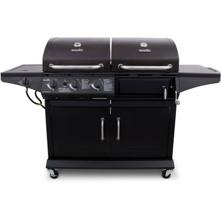 Char-Broil 505 sq in Charcoal/Gas Combo Grill, 1010 (Best Gas Charcoal Smoker Grill Combo)