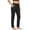 0_ Black, variant on Womens Wide Leg Pants, High Waist Ruffle Hem Craft, Lightweight Airy Fabric with Loose Fit for Vacation Casual Occasion Brown S