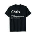 thumbnail image 4 of CHRIS Definition Personalized Name Funny Birthday Gift Idea T-Shirt, 4 of 7