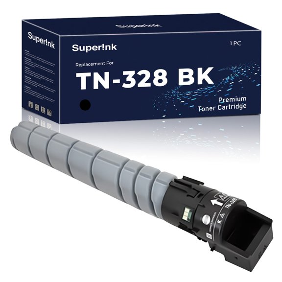 Compatible Konica Minolta TN-328K Black Toner Cartridge by Superink