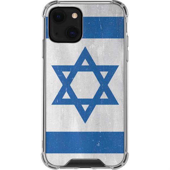 Skinit Countries of the World Israel Flag Distressed iPhone 13 Clear Case