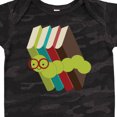 thumbnail image 4 of Inktastic Bookworm Books Reading Boys or Girls Baby Bodysuit, 4 of 5