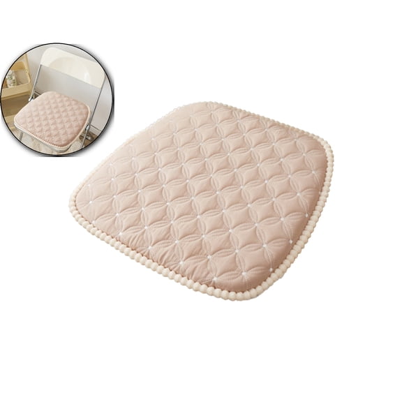 Kitchen Chair Cushions with Ties, Chair Pad for Dining Chair, Seat Cushion for Kitchen Chair, Grid Dining Room Chair Cushion for All Season