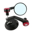 thumbnail image 4 of Rearview Mirrors  Rear View Mirrors  Motorbike Rearview Mirrors  Bike   Rear View Mirrors  Back Rear View Mirrors 1 Pair Universal 7/8" Round Handlebar Bar End  Rear View Mirrors, 4 of 5