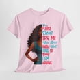 thumbnail image 5 of Unisex Heavy Cotton Tee "Please Don't Try Me", 5 of 5