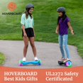 thumbnail image 4 of Bluetooth Hoverboard for Kids 6-12, 6.5" Colorful Luminous Wheels, Max Speed 6.2mph, Dual 250W Motor, Pink, 4 of 9