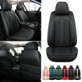 thumbnail image 4 of Maidao 2pcs Front Car Seat Cover for Mercedes-Benz for CL200 2000-2014 2 Seats Leather Airbag Compatible Waterproof Soft Front Set Cushion Protector Black, 4 of 8