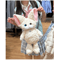 thumbnail image 3 of Plush Cat Backpack Purse, Stuffed Animal Cat Bag, Soft Plush Shoulder Backpack with Adjustable Strap, Cute Doll Bag for Travel, Shopping, Gift Giving, Holiday Gift Idea for Women, 3 of 13