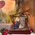 thumbnail image 3 of navideñas para pesebre de , decoración para estante, coche de escritorio EstiloB Gloria estatuilla de jesus, 3 of 7