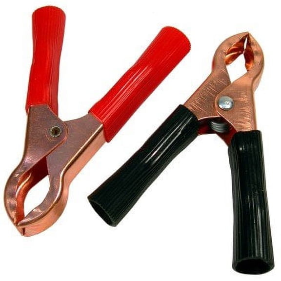 Red & Black Insulated 50 AMP Test Clips