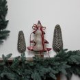 thumbnail image 3 of Northlight 15" Red and Brown Plaid Table Top Christmas Tree with Wooden Base, 3 of 3