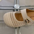 thumbnail image 2 of Yiomxhi Women's Breathable Mesh Mary Jane Mules - Comfortable Slip-On Flats with Metal Buckle, Casual Round Toe Walking Shoes for Summer, 2 of 7