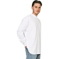 thumbnail image 4 of Casual Classics  Adult Extended Neckline Tall Oversized Long-Sleeved T-Shirt, 4 of 4