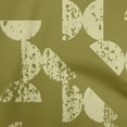 thumbnail image 1 of oneOone Georgette Viscose Dark Olive Green Fabric Geometric Half Circle Sewing Material Print Fabric By The Yard 42 Inch Wide, 1 of 4