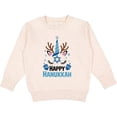 thumbnail image 2 of Inktastic Happy Hanukkah Unicorn Toddler Sweatshirt, 2 of 4