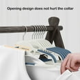 thumbnail image 5 of Miogawg Plastic Clothes Hangers, Non Slip Slim Coat Hangers, S-Shaped Opening, 360º Swivel Hook, Space-Saving For Bedroom Closet, Great For Shirts, Pants, 5 of 6