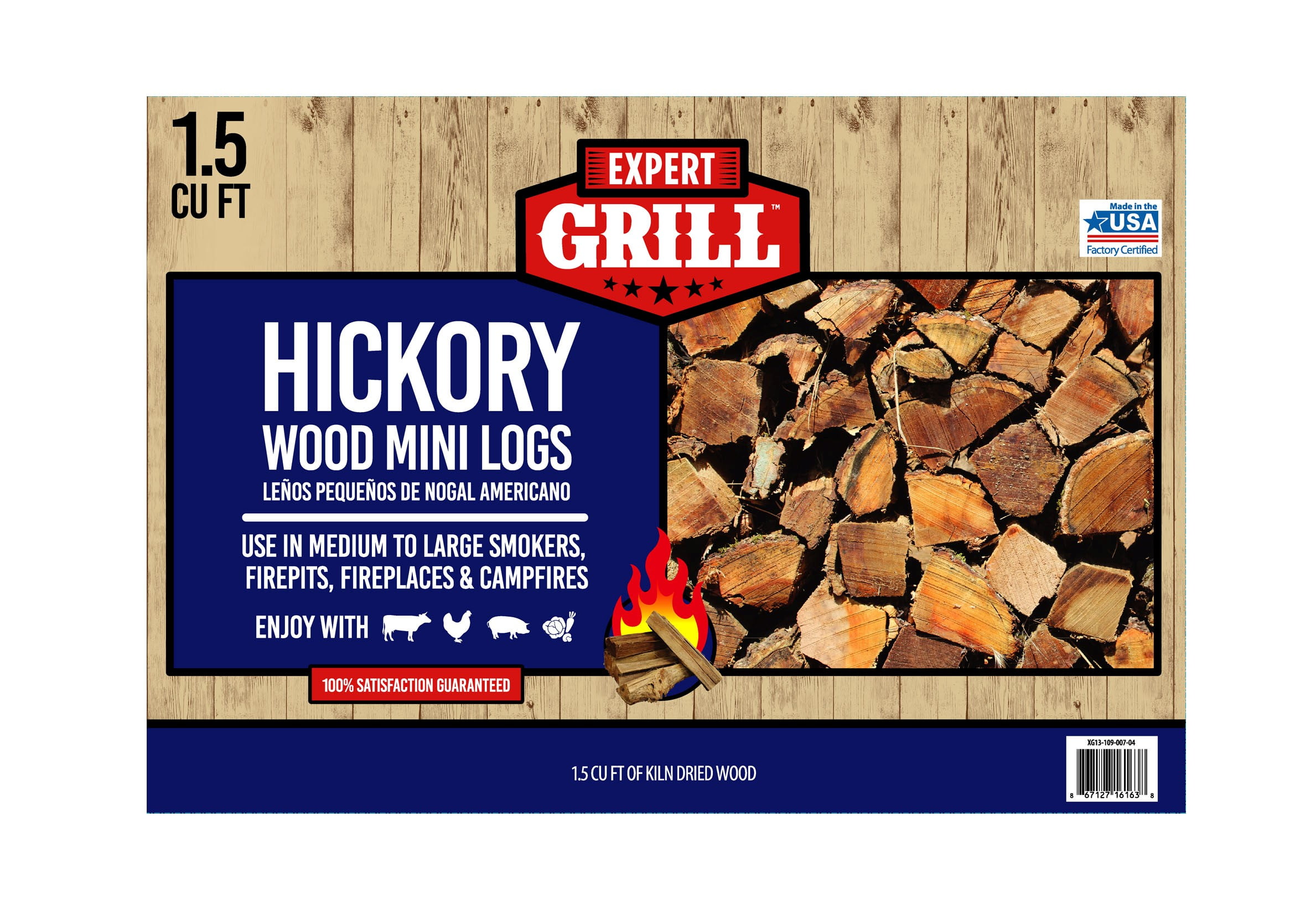 Western Premium BBQ Products Hickory BBQ Smoking Chips, 180 Western Premium BBQ Products Hickory BBQ Smoking Chips, 180