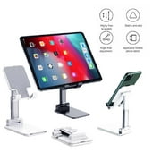 1-Pack Universal Foldable Desk Stand Holder – Adjustable Mount Cradle for Cell Phones & Tablets, Portable & Compact TIKA
