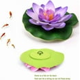 thumbnail image 3 of 5 Pcs Artificial Floating Foam Lotus Flower with Water Lily Pad, Lifelike Ornanment Perfect for Home Garden Pond Decor, Mixed Color, 3 of 8