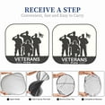 thumbnail image 6 of Wukai Veterans Day Print Windshield Sun Shade, Car Front Window Shades Sunshade Cover Sun Visor Shield Block Automotive Interior Protector Blocks UV Rays-Large, 6 of 6