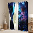 thumbnail image 3 of Feelyou 3D Magic Dinosaur Black Out Curtains, Kawaii Jungle Animal Curtains Pack of 2 (42x63 Each), Teens Boys Girls Kids Bedroom Curtains, Curtains and Drapes Room Decor, 3 of 6