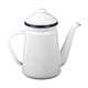 thumbnail image 3 of Tetera de esmalte, tetera gruesa con asa, tetera para café de 1,1 l, tetera para estufa Blanco, 3 of 9