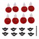 thumbnail image 2 of 8 Pcs Chicken Water Cups Large Automatic Chicken Water Cup Poultry Universal Thickened Chicken Water Cup Red, 2 of 4
