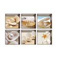 thumbnail image 4 of Calcomanías para bañera Colco con Impresión 3D antideslizantes impermeables 6 Uds 13x13cm, 4 of 8