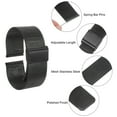 thumbnail image 6 of Uxcell Stainless Steel Mesh Watch Band 24mm Quick Release Adjustable Strap, Black, 6 of 6