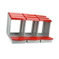 thumbnail image 2 of Caja para gallinas ponedoras, fácil de limpiar, caja nido para gallinas ponedoras de huevos para granjas domésticas avícolas rojo, 2 of 8