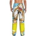 thumbnail image 3 of Easygdp Dog Takes a Bath in the Bathtub Men's Pajama Pant, Sleep Elastic Waistband Lounge Pants - Medium, 3 of 9
