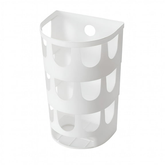 LAMIRO Extra Large Trash Bag Dispenser,Plastic Bag Holder,Wall Mount&Free-standing Garbage Bag Organizer for Cabinet,Kitchen Storage Box (Extra Large-4.84"x3.94"x 7.88")