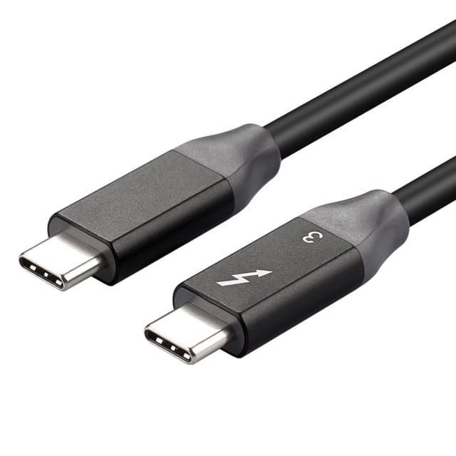 Generic Thunderbolt 3 Type-C to Type-C Cable: 5K Video, 100W PD Fast Charging, 40Gbps Data Transfer, 3FT Length