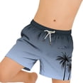 thumbnail image 7 of Favoffer Kids Swim Trunks Printed Casual Beach Shorts Drawstring Elastic Waist Breathable Quick Dry Bottoms With Side Pockets for Seaside Surfing Vacation Camping Outdoor Summer Play 3-14Y, 7 of 7