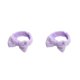 thumbnail image 3 of Sonducket Banda para la cabeza de terciopelo Coral bonito decorativo elegante reemplazo de lazo maquillaje de cara mujeres diadema regalo de Púrpura 2Conjunto, 3 of 6