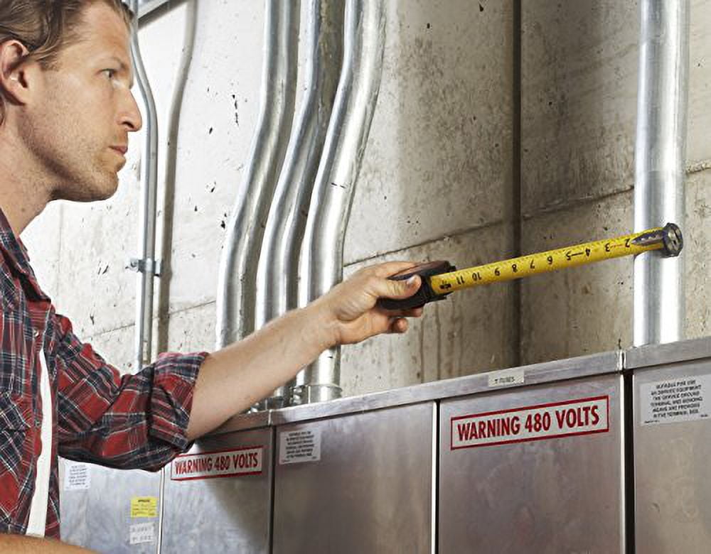 Swanson Tool Co Savage 25-Foot Steel Grip Line Magnetic Measuring Tape, Model SVGL25M1